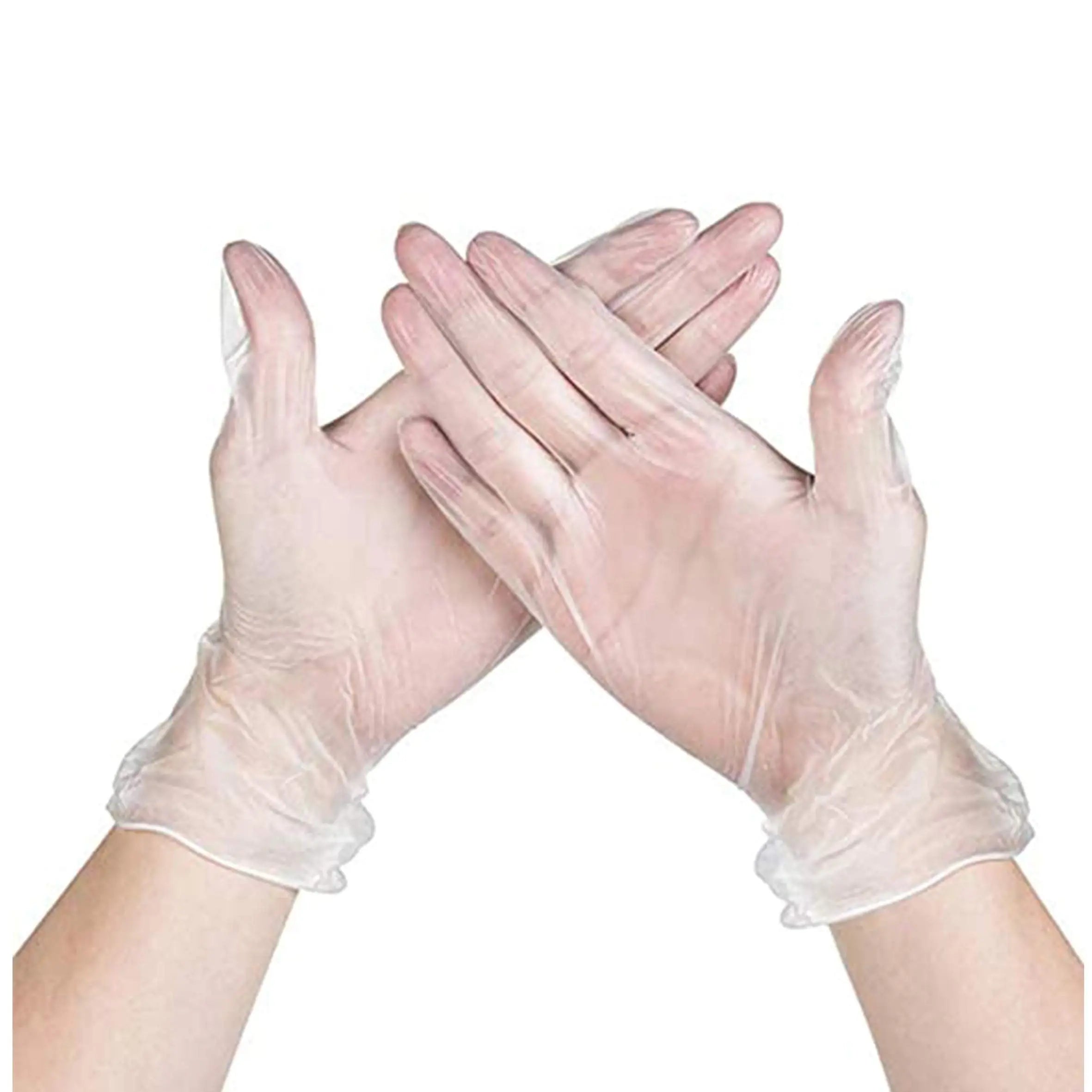 Gold Global Clear Vinyl Disposable Gloves | Powder-Free, Latex & Rubber Free, Food Handling & Cleaning Use, Cooking Gold Global